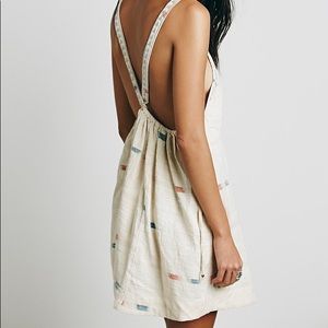 Free People Arizona embroidered mini dress